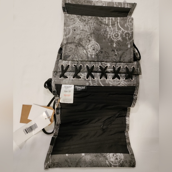 NWT Vintage Goth, Size 22, Gray Patterned Waist Trainer - Picture 5 of 9